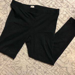 TWO Pairs Black J.Crew Cotton Leggings